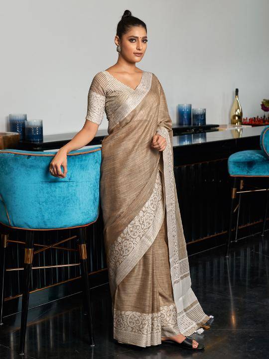 ASTITA LINEN LOOMS designer sarees online shopping
